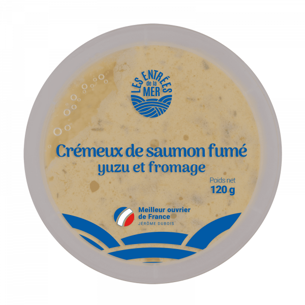 Crémeux saumon DESSUS | Les Entrées de la mer