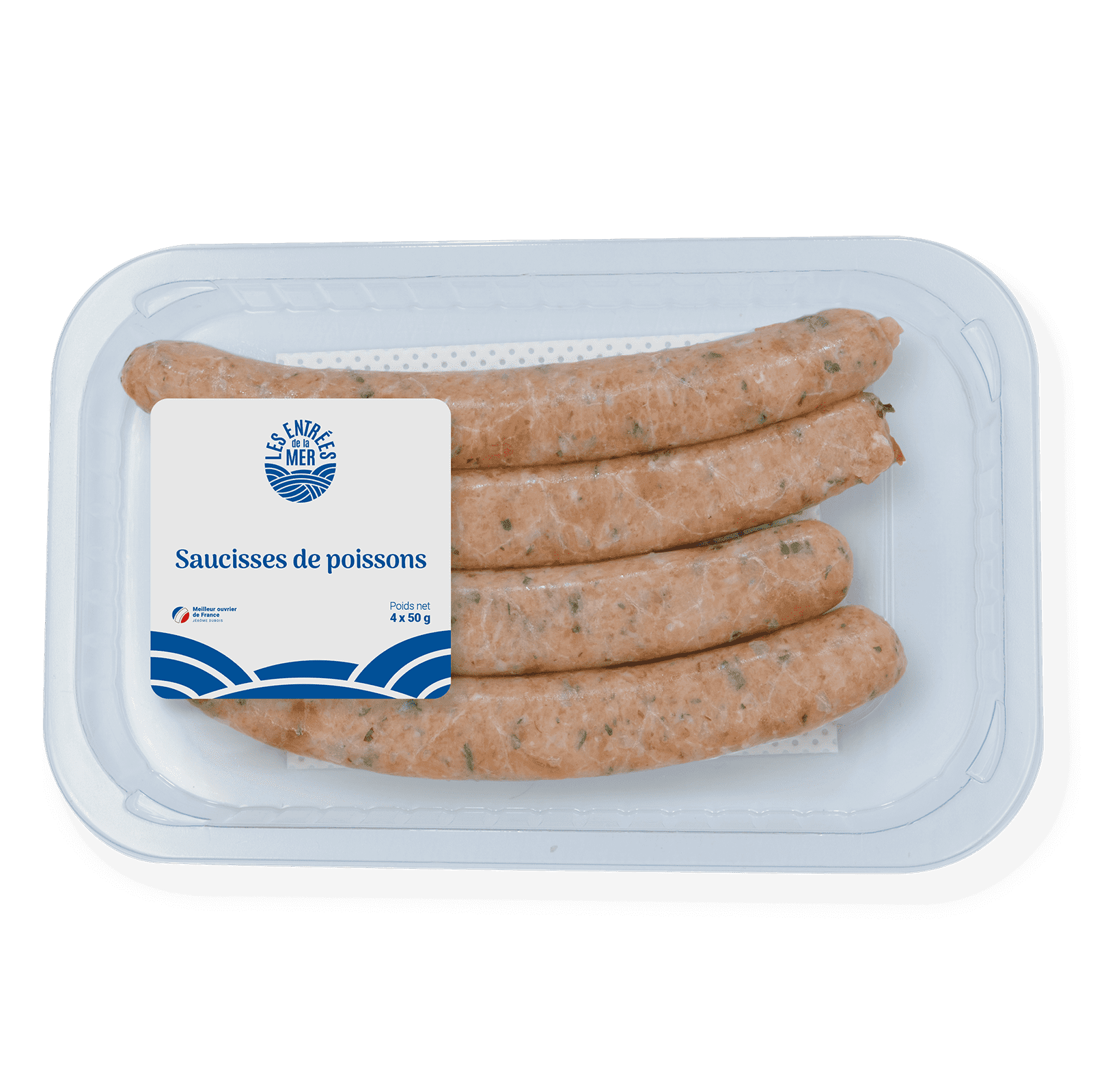 Saucisses de poisson, traiteur de la mer | Les Entrées de la Mer