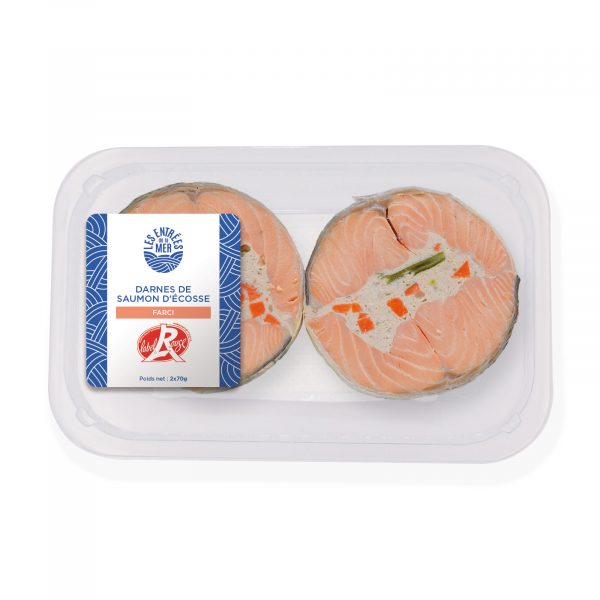Darnes de saumon farci label rouge, traiteur de la mer | Les Entrées de la Mer